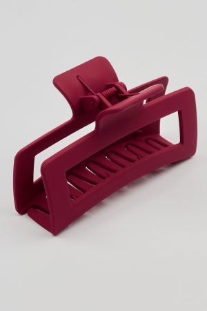 Oversized Rectangle Claw Clip