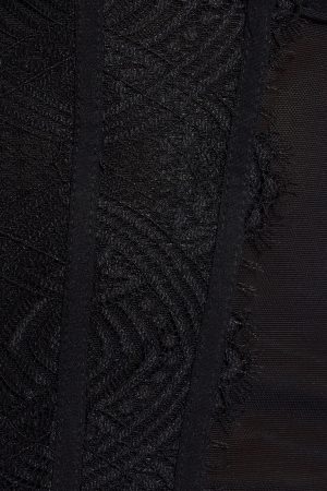 Chrishell Lace Mesh Bustier