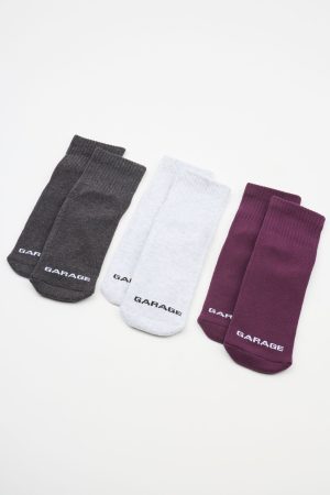 3 Pack Shorty Socks