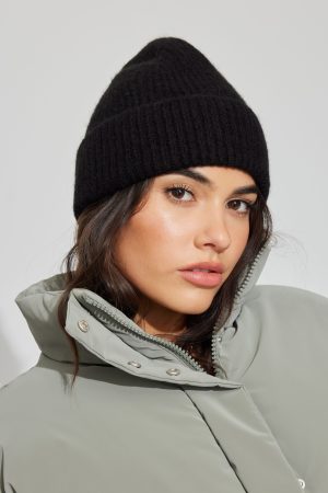 Ribbed Knit Basic Tuque