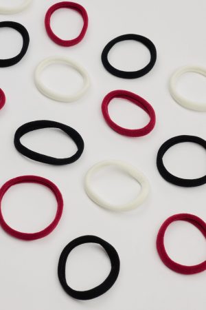 Pack of 18 Seamless Hair Elastics