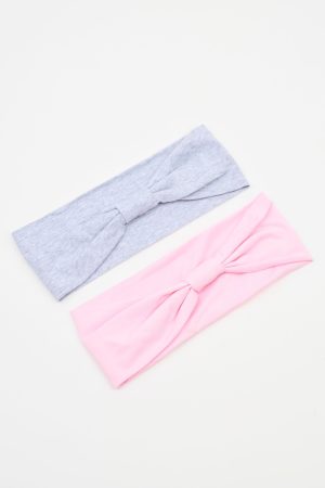 Set of 2 Wide Stretchy Headbands
