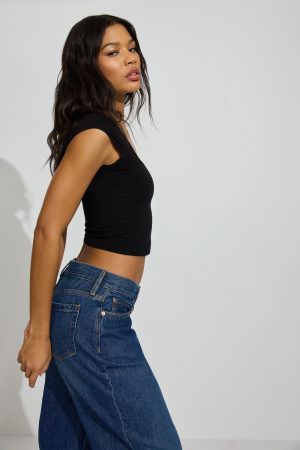 Portia Square Neckline T Shirt