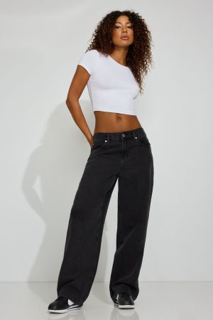 Low Rise Baggy Jeans