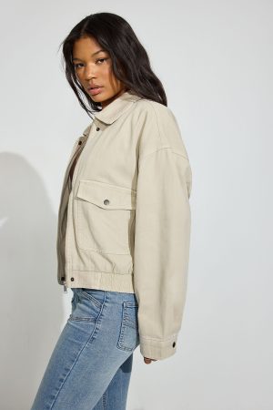 Twill Bomber Jacket