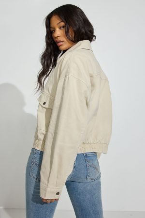 Twill Bomber Jacket