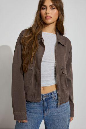 Twill Bomber Jacket
