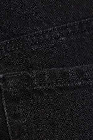 Denim Relaxed A-Line Shorts