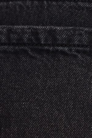 Low Rise Cuffed Denim Shorts