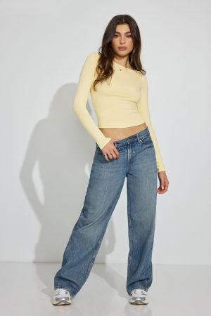 Estelle Long Sleeve Boatneck Top