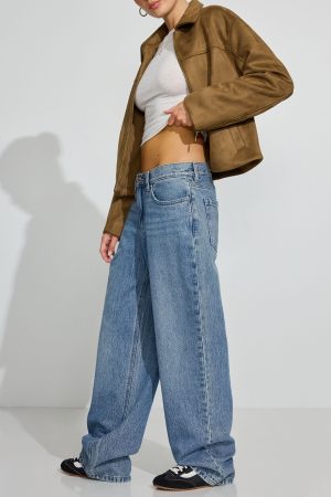 Low Rise Baggy Jeans