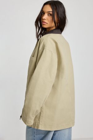 Long Twill Field Jacket