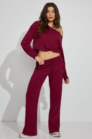 SoftTerry Off Shoulder Sweatshirt