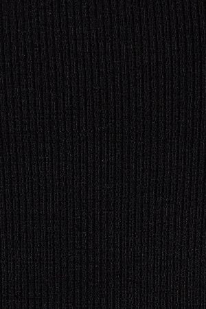 Rib Open Back Halter Dress