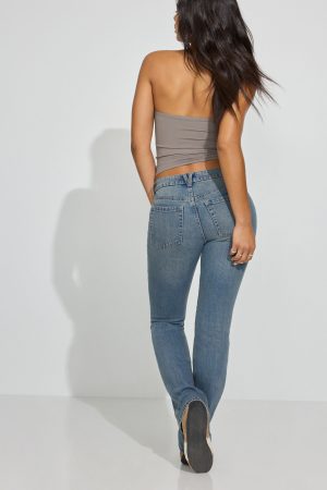 Mid-Rise Bootcut Jeans