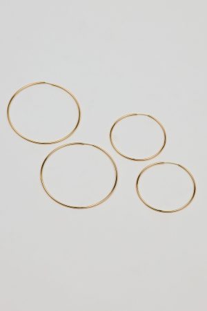 2 Pack Basic Super Skinny Hoops