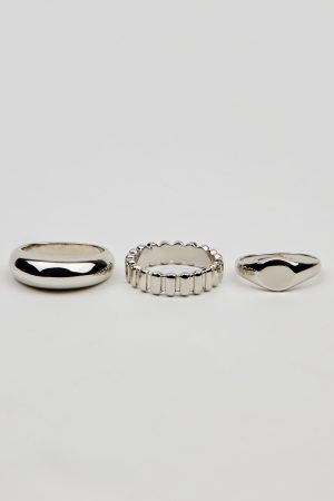 Set of 3 Signet Rings