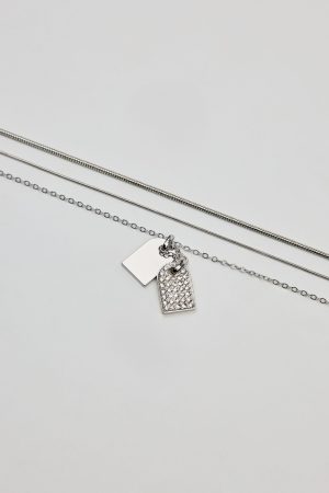 Set of 3 Dog Tags Necklaces