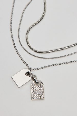 Set of 3 Dog Tags Necklaces