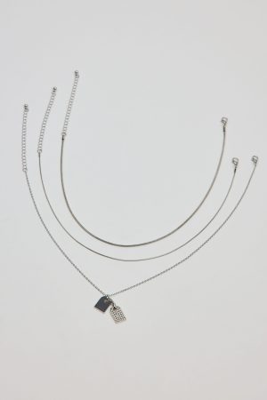 Set of 3 Dog Tags Necklaces