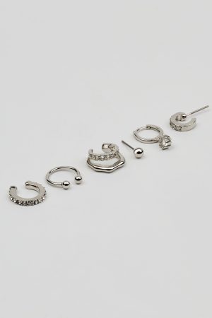 6 Pack Party Cluster Earrings