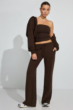 Stretch Terry Bootcut Pants