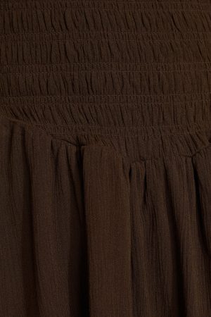 Kenzie Smocked Tiered Romper Dress