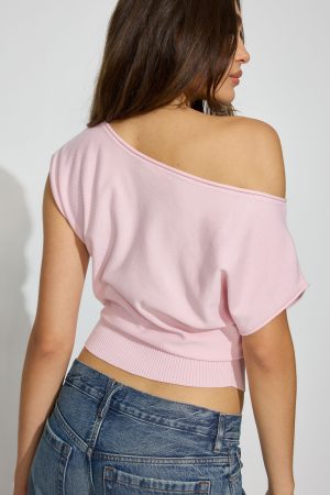 Asymmetric Cinched Waist Sweater