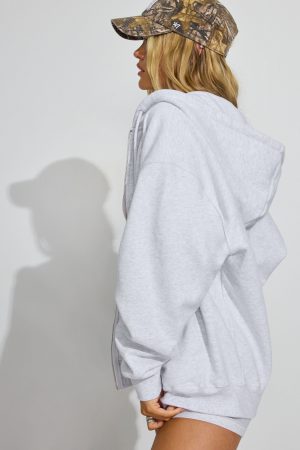 SoftTerry Oversized Zip-Up Hoodie