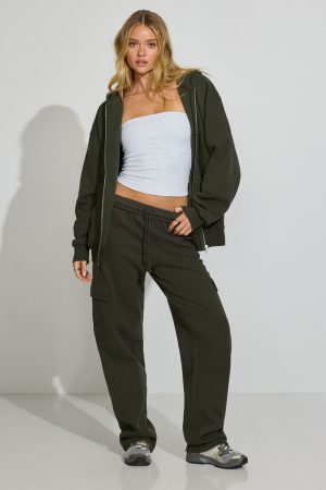 SoftTerry Oversized Zip-Up Hoodie