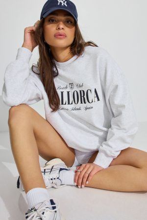 SoftTerry Oversized Crewneck Sweatshirt