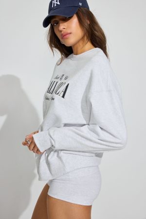 SoftTerry Oversized Crewneck Sweatshirt