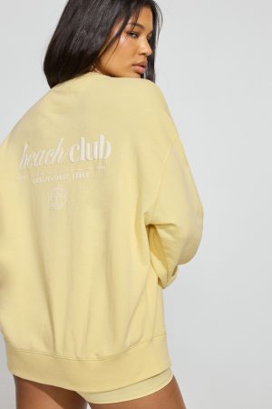 SoftTerry Oversized Crewneck Sweatshirt