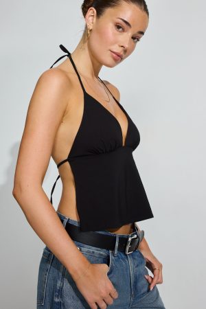 Tie Back Apron Top