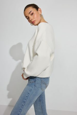 V-Neck Oversized Sweater