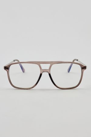 Retro Aviator Blue Light Readers