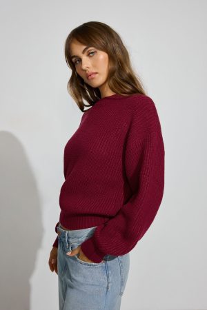 Bubble Sleeve Sweater