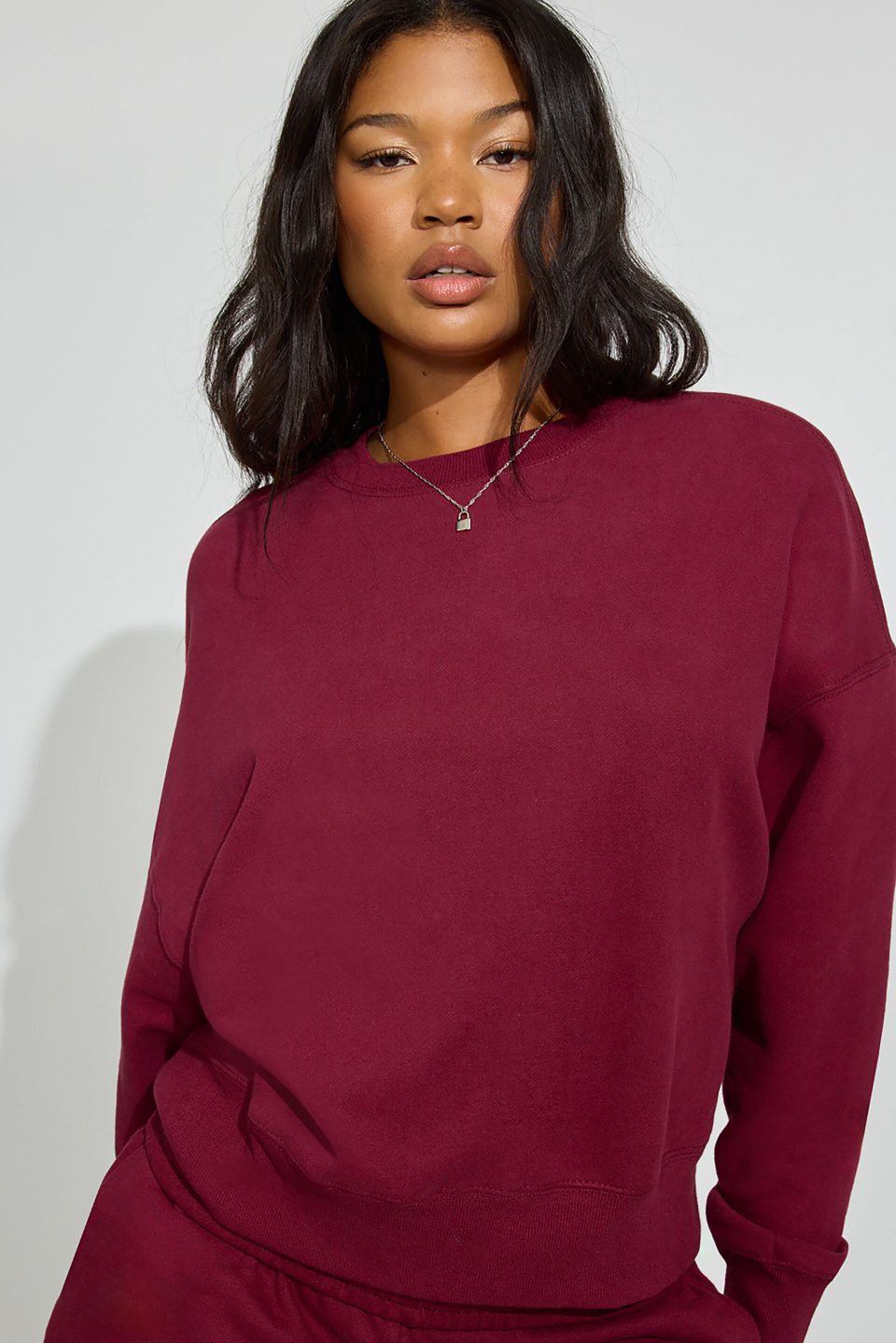 SoftTerry Bubble Crewneck Sweatshirt