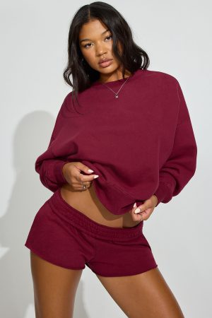 SoftTerry Bubble Crewneck Sweatshirt