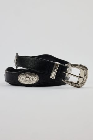 Western Concho Strap Belt