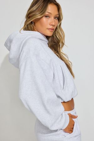 UltraFleece Clean Cropped Bubble Hoodie