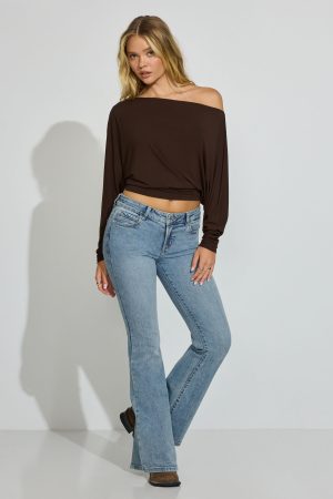 Smooth Dolman Boatneck Top