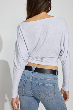 Smooth Dolman Boatneck Top