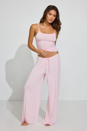 Sheer Ribbed Cami Top