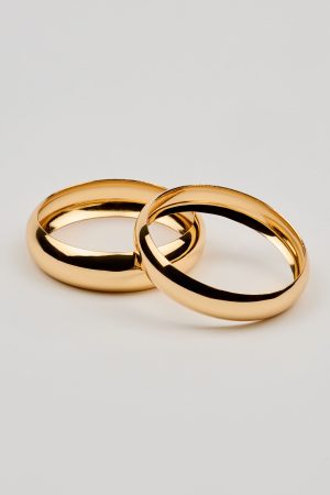 2 Pack Wide Rounded Bangles