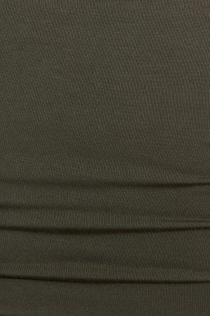 Smooth Open Neck Long Sleeve Tee